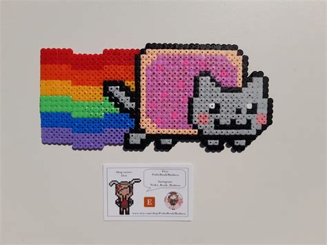 Nyan Cat Perler Beads Etsy