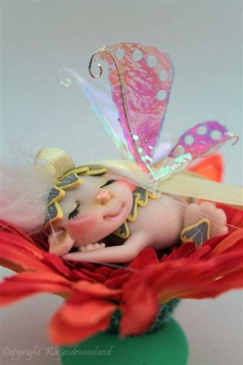 Free Shipping Ooak Art Doll Miniature Fairy Fantasy Sculpture Etsy