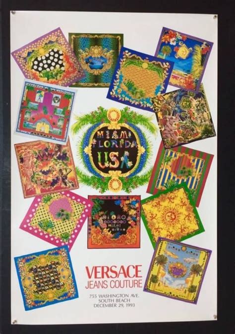 Art Poster Gianni Versace Special Edition Miami Beach Poster 1993