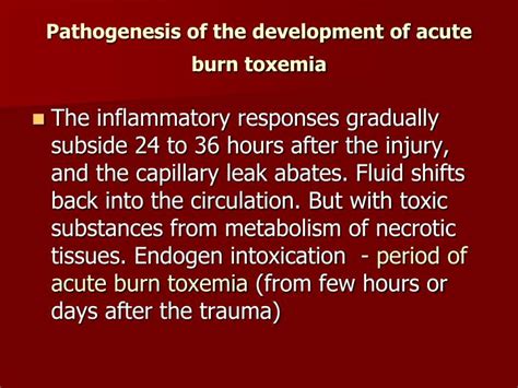 Ppt Burn Trauma Pathogenesis Diagnostic Criteria Clinic