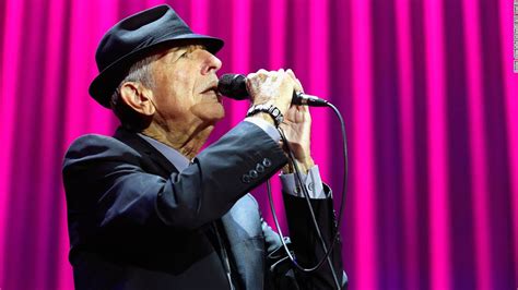 Leonard Cohen Dead Canadian Singer Songwriter Passes Away At 82 Cnn