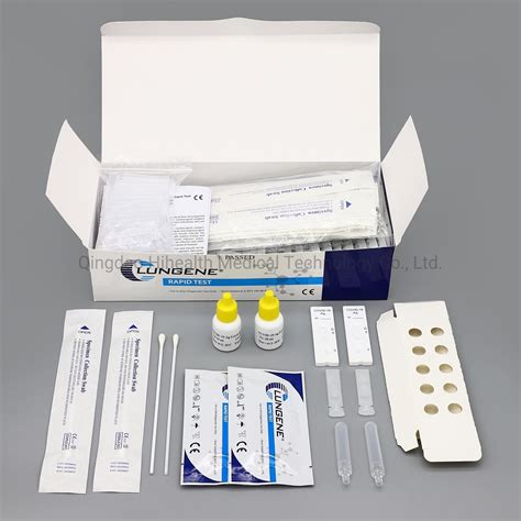 Lungene Rapid Test Kit Antigen Test Kit Individual Swab Ce Fda