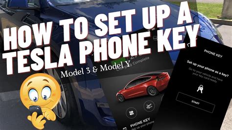 How To Setup A Tesla Phone Key Model Y And 3 Phone Key Setup Youtube
