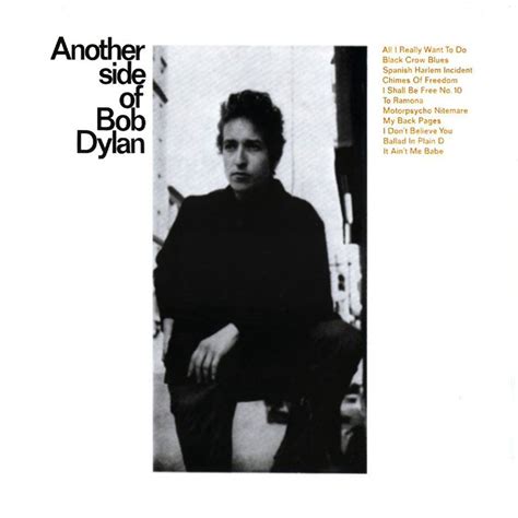 Bob Dylan Another Side Of Bob Dylan 1964 Bob Dylan Album Covers