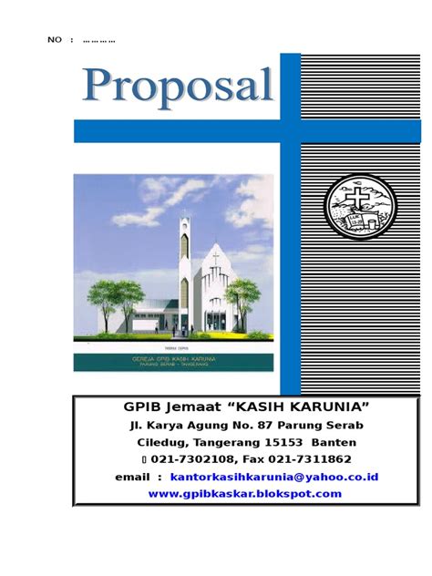 31 Contoh Proposal Bantuan Dana Pembangunan Gereja Info Dana Tunai