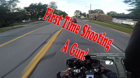 First Time Shooting A Gun Youtube