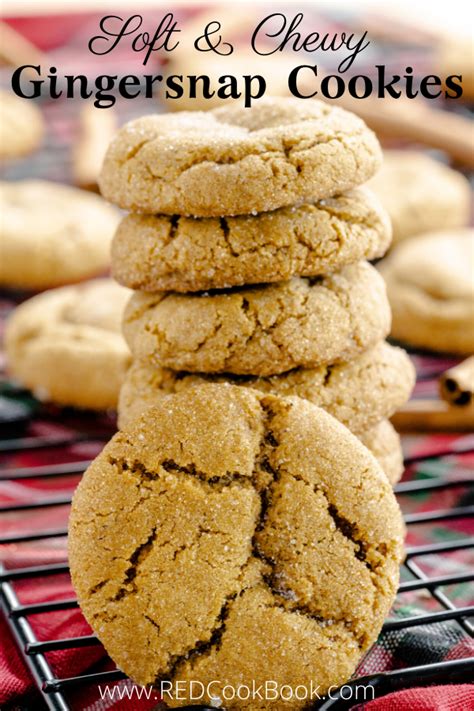 Soft And Chewy Gingersnap Cookies Recipe Ginger Snap Cookies