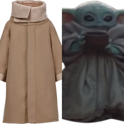 Star Wars The Mandalorian Baby Yoda Uniform For Adult Cosplay Costume