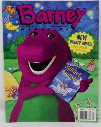 Vintage 2000 Barney Magazine Vol 4 No 17 New Barney Videos No