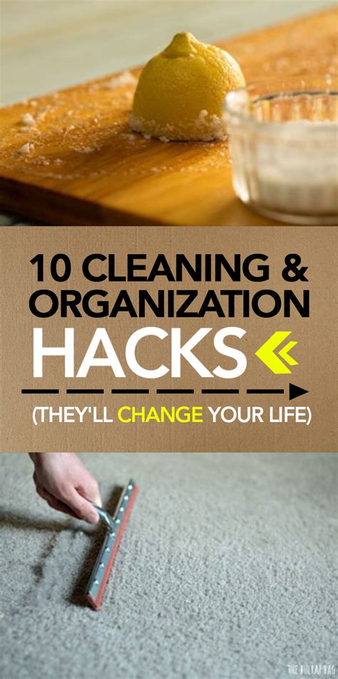 10 Cleaning and Organization Hacks (they'll change your ...