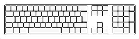 Keyboard clipart standard, Keyboard standard Transparent ...