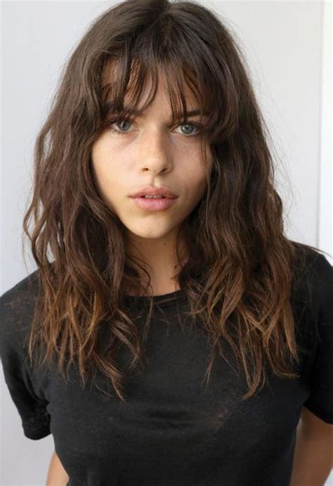 20 Ideas Of Cute Bangs And Messy Texture Hairstyles