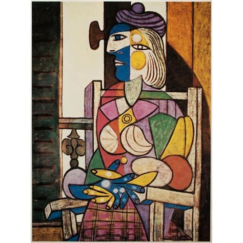 After Pablo Picasso Woman Sitting In Front Of The Window Marie
