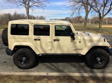 Find Used 2011 Jeep Wrangler Unlimited Sahara Tan In West New York New