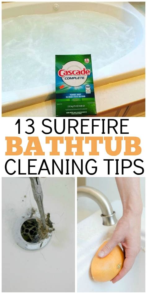 13 Simple Bathtub Cleaning Tips For Totally Gunky Tubs Clean Bathtub