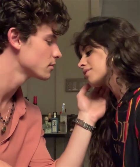 Shawn Mendes Camila Cabello Poke Fun At Fans Saying They Kiss Like Fish Watch Photo
