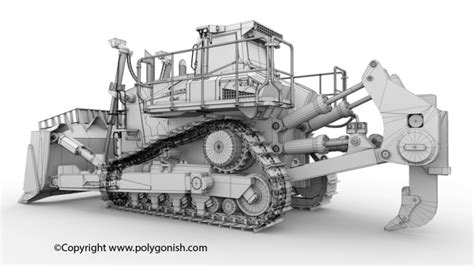 Liebherr Pr 776 Crawler Tractor Polygonish