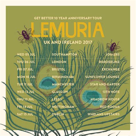 In stock now for same day shipping. LEMURIA announce 'Get Better' 10 Year Anniversary UK ...