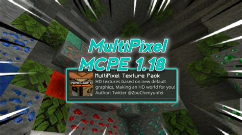 Multipixel Texture Pack Mcpe 118 Youtube