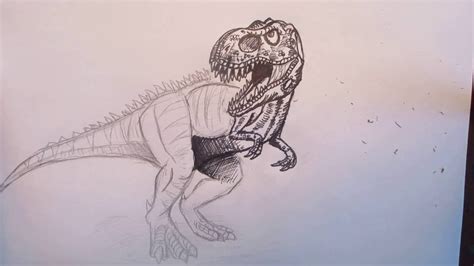 How To Draw T Rex Jurassic World