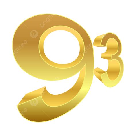 3d Golden Number Vector PNG Images Golden Number 3d Effect Design