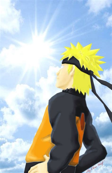 Naruto Looking At The Sky By Chriswollf On Deviantart