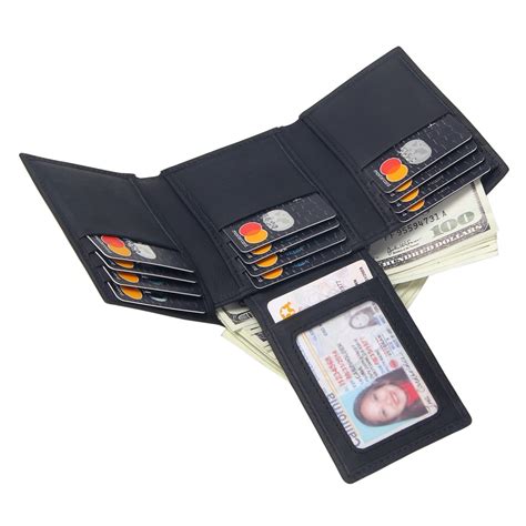 Top up instantly with any singapore credit or debit card and hold up to s$5,000 in a secure mobile wallet. RFID Men Wallets Genuine Leather Trifold Black Wallets Male Solid Multi Card Slots Purse Small ...