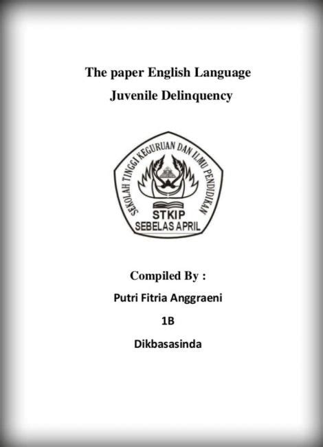 √ 7 Contoh Cover Makalah Yang Gak Ribet Tapi Tetap Sesuai EYD