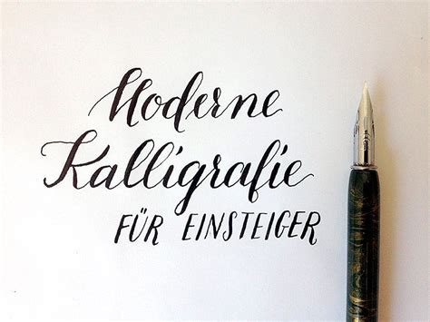 Moderne Kalligrafie Für Einsteiger Lettering Hand Lettering Fonts