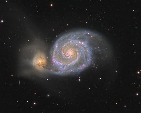 The Whirlpool Galaxy M51 With Supernova Sn 2011dh Astronomy