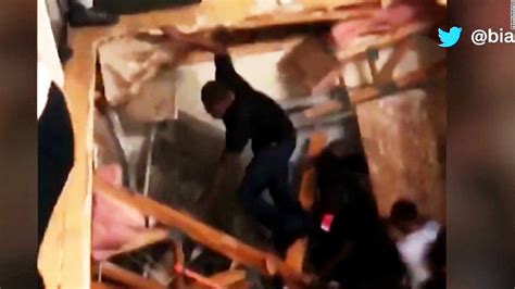 See Floor Collapse During College Party Cnn Video