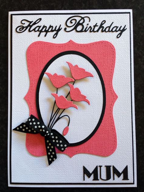 Female Birthday Card Poppy Cards Birthday Cards For Women Handmade
