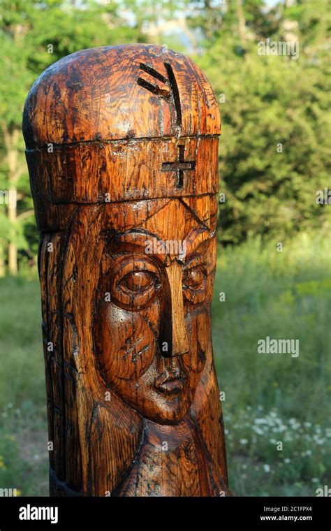 Idols Of Ancient Slavic Pagan Gods Stock Photo Alamy