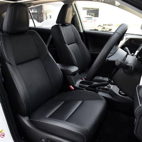 Buy Rideofrenzy Luxury Nappa Leather Car Seat Covers Supreme Black Free Shipping And Easy Returns