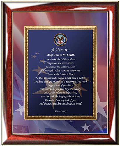 Buy Plaque Retirement Service Award Personalized Poem Custom Wall Frame