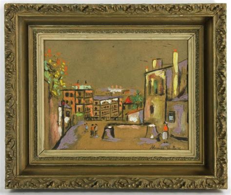 Sold At Auction Maurice Utrillo Maurice Utrillo Signed French Street