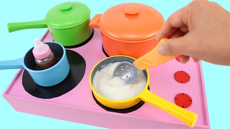 Cocina cocinita juguete chef infantil creatividad interactiv. Trastecitos de juguete y estufa de Juguete • Comida de ...