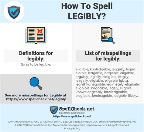How To Spell Legibly And How To Misspell It Too