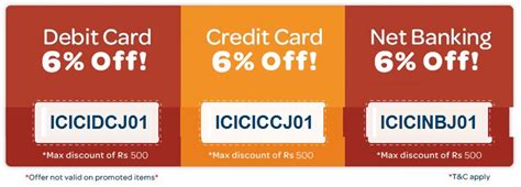 Create the account and get their latest offers in your email box. Get the Best Deal Always: Ebay and ICICI Bank Coupons