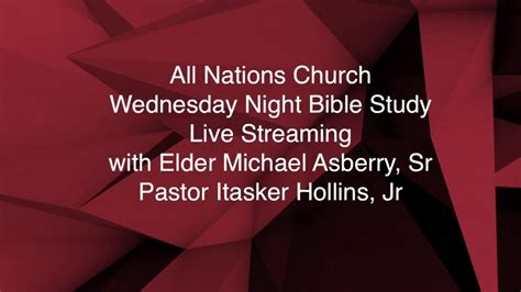 All Nations Church Of God In Christ Live Stream Youtube