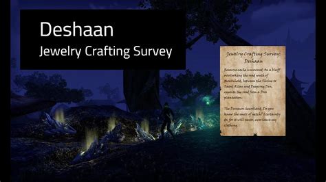 ESO Deshaan Jewelry Crafting Survey The Elder Scrolls Online YouTube