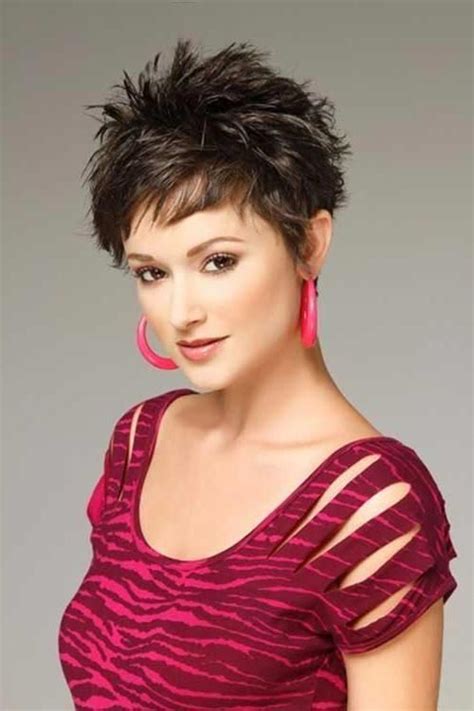 20 Collection Of Spiky Pixie Haircuts Thinninghairwomen Super Short