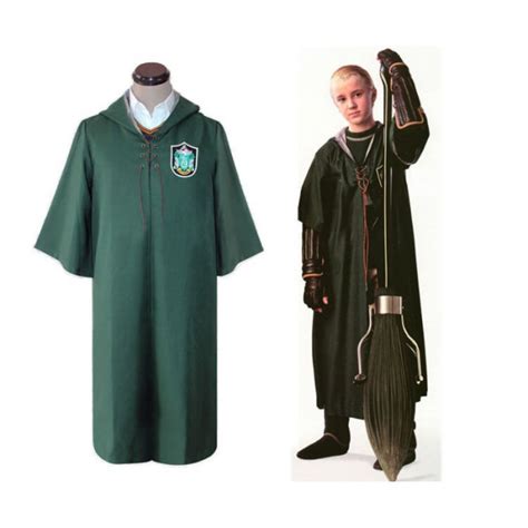 Harry Potter Slytherin Quidditch Robe Cosplay Costume Costume Party World