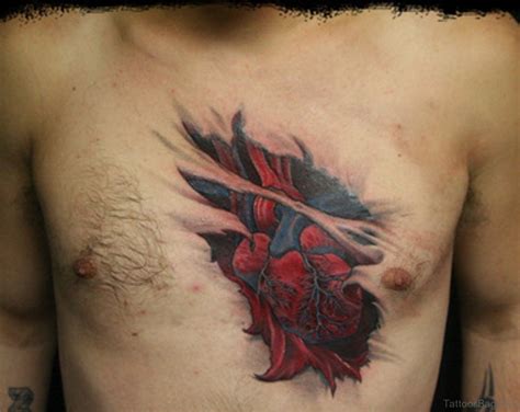 Discover heartbreak and tears with the top 50 best crying heart tattoo designs for men. 75 Attractive Heart Tattoos On Chest