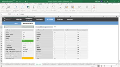 Planilha De Controle De Estoque Em Excel Planilhas Prontas