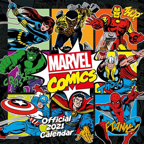 Anime calendar 2021 printable free. Marvel Comics: Square 2021 Calendar | Calendars | Free ...
