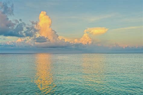 Caribbean Sea At Sunrise By Adventure Photo