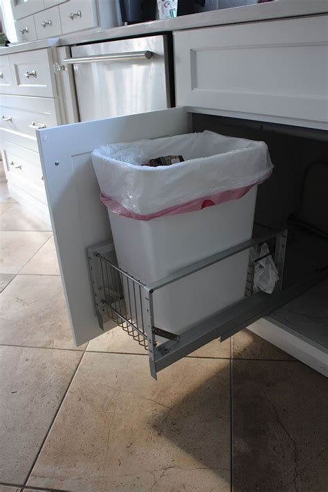 This under sink trash can is made for frameless cabinets, but it can work on cabinets with face frame applications too. 30 Unique Undersink Trash Can Ideas, Pictures, Remodel and ...