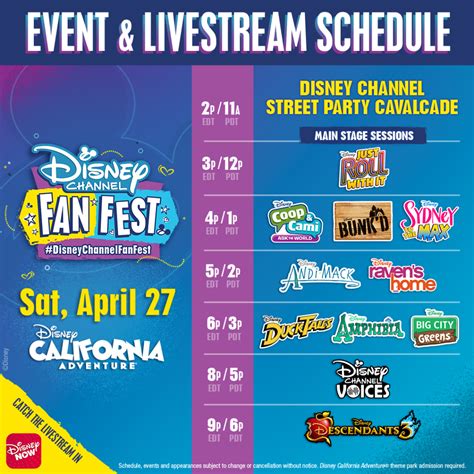 Disney Channels Fan Fest To Be Live Streamed From California Adventure