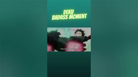 Deku Badass Moment Youtube